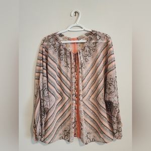 NWT - New York and Company Bohemian Style Blouse
